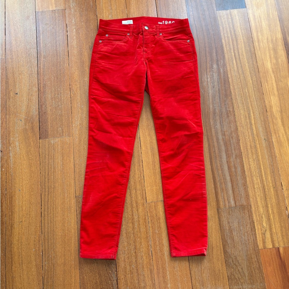 Gap Women, Corduroy Skinny Low Rise Jeans, 27/4r